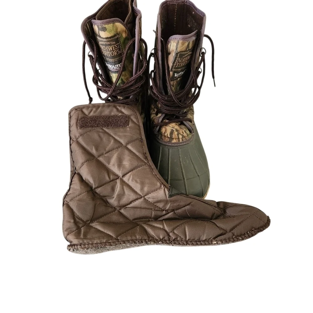 Northwest Territory Camo Rugged Outerwear Thermolite Thin Insulation Boots